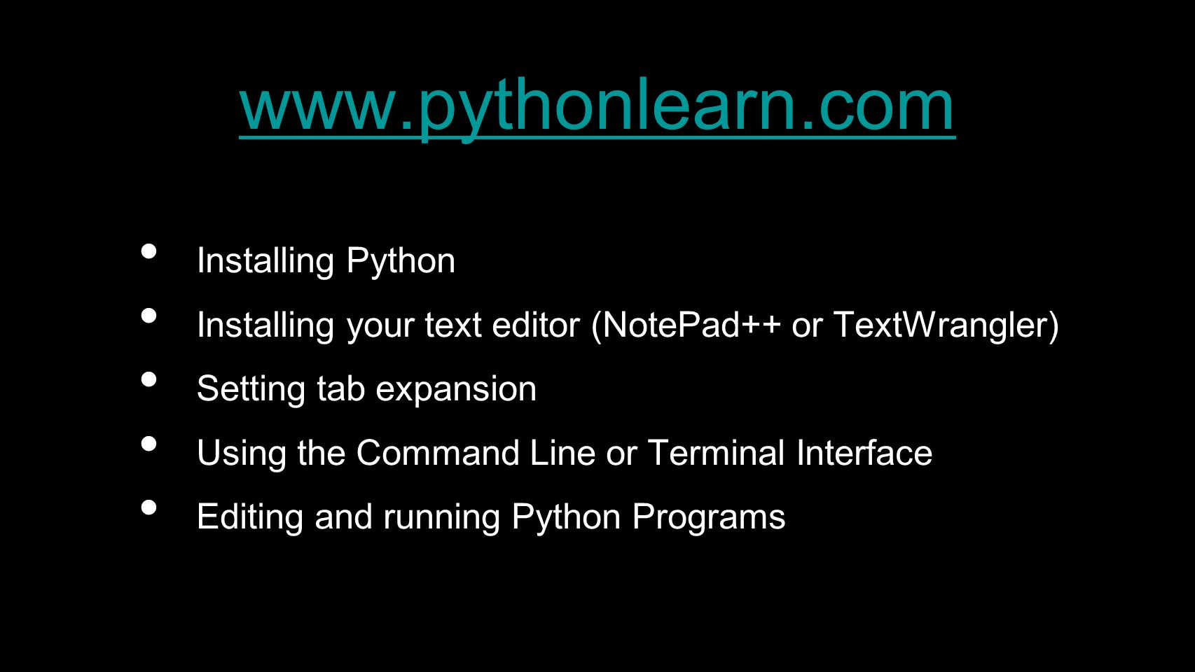 Python for Informatics: Exploring Information - ppt video online 